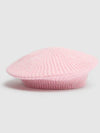 Logo Wool Beret Pink Women s - GANNI - BALAAN 3