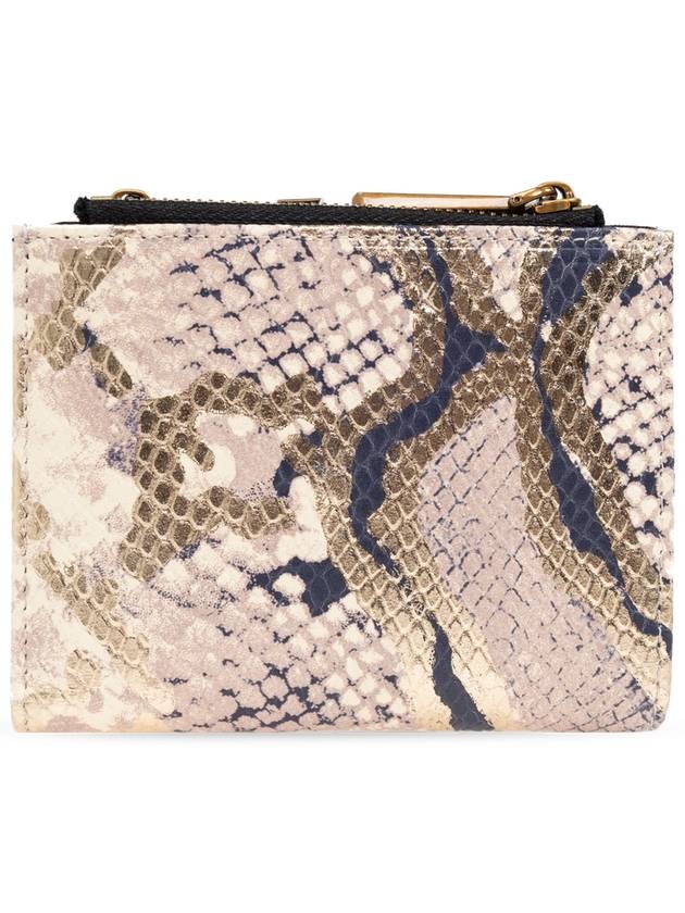 Kurt Geiger Leather Wallet With Animal Motif, Women's, Pink - KURT GEIGER - BALAAN 3