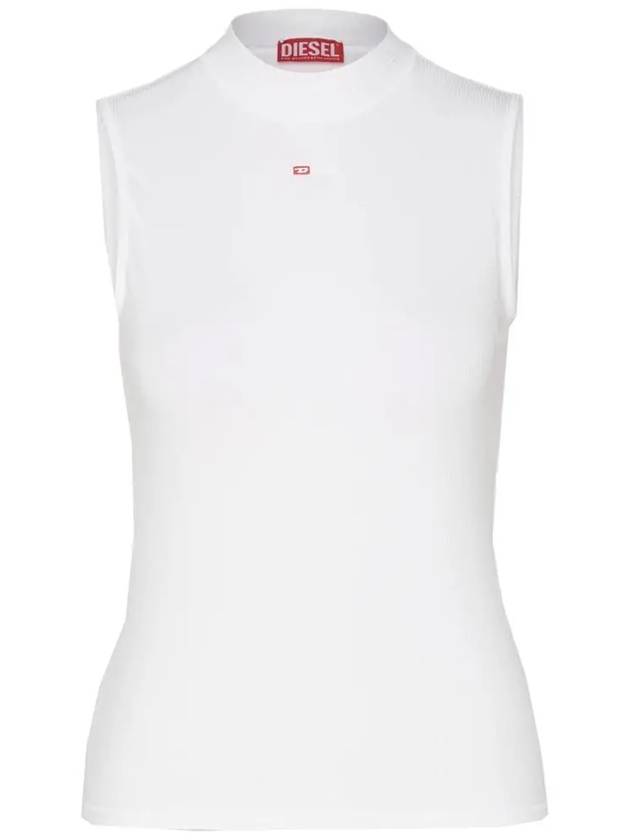 Embroidered Logo Sleeveless White - DIESEL - BALAAN 3