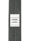 Super 120S Twill Tie Grey - THOM BROWNE - BALAAN 8