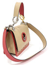 8BT284 Beige Red Calfskin KAN I Ai F Silver Tote 2WAY - FENDI - BALAAN 3