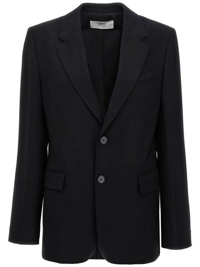 Suit Jacket HBV007 VI0007 001 BLACK - AMI - BALAAN 2