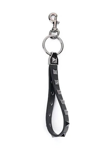 4Y2P0550 VH3 0NO Rockstud Keyring - VALENTINO - BALAAN 1