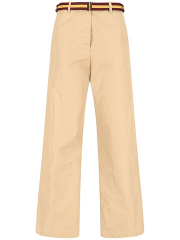 Dries Van Noten Trousers Beige - DRIES VAN NOTEN - BALAAN 1