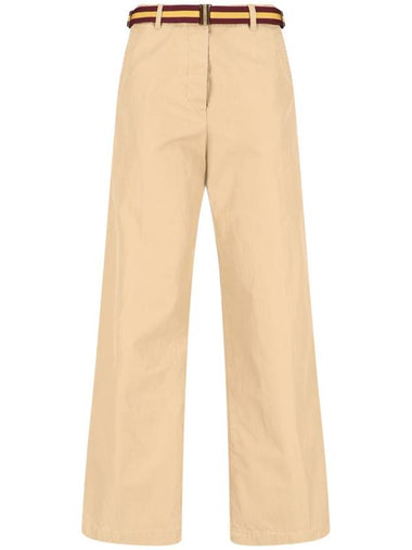 Dries Van Noten Trousers Beige - DRIES VAN NOTEN - BALAAN 1