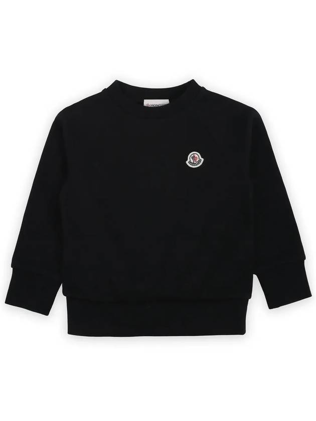 Kids Lettering Wapen Logo Sweatshirt Black 8G00002 899PS 999 - MONCLER - BALAAN 3