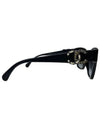 Eyewear Logo Square Sunglasses Black - CHANEL - BALAAN 4