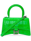 Hourglass Tote Bag Green - BALENCIAGA - BALAAN.
