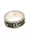 Double G Silver Ring YBC551899001 551899 - GUCCI - BALAAN 4