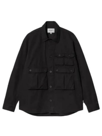 Tracker Long Sleeve Shirt Black - CARHARTT WIP - BALAAN 2