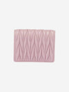 Matelasse Leather Half Wallet Alabaster Pink - MIU MIU - BALAAN 2