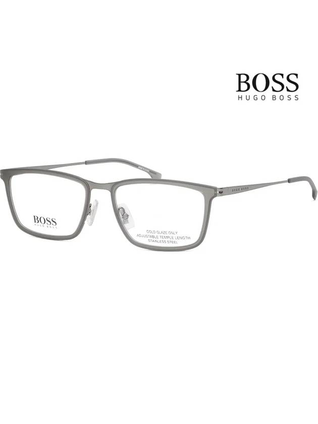 Hugo Boss Glasses Frame BOSS1242 PTA Soltex Light Stainless Steel - HUGO BOSS - BALAAN 5