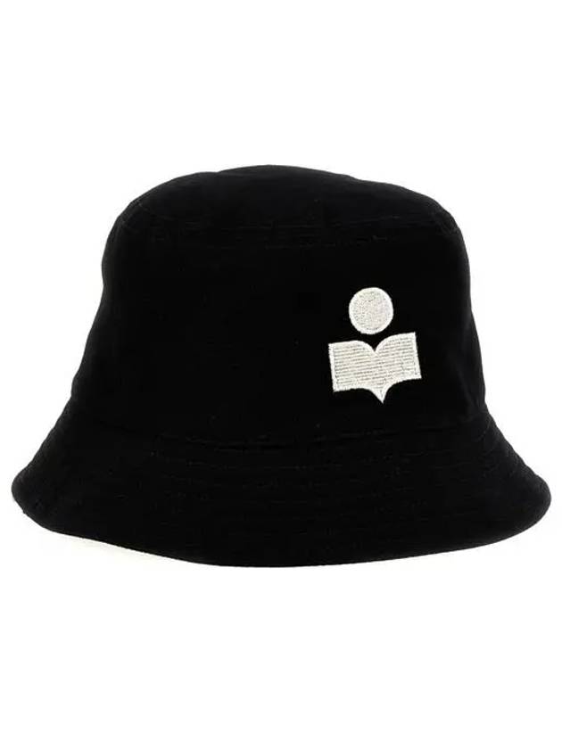 Hailey Embroidered Logo Bucket Hat Black - ISABEL MARANT - BALAAN 2