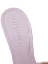 Women's Padded Mule Sandals Heel Light Pink - BOTTEGA VENETA - BALAAN 8