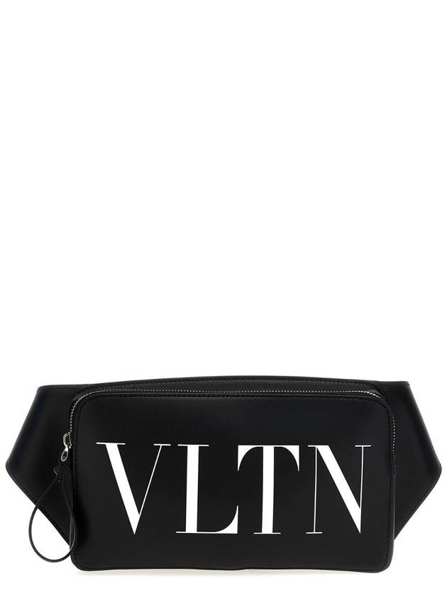 Leather Belt Bag Black - VALENTINO - BALAAN 1