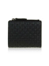 Compact Zipper Half Wallet Black - GUCCI - BALAAN 1