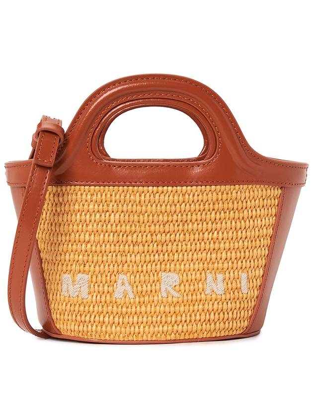 Rattan Micro Tropicalia Cross Bag Orange - MARNI - BALAAN 2