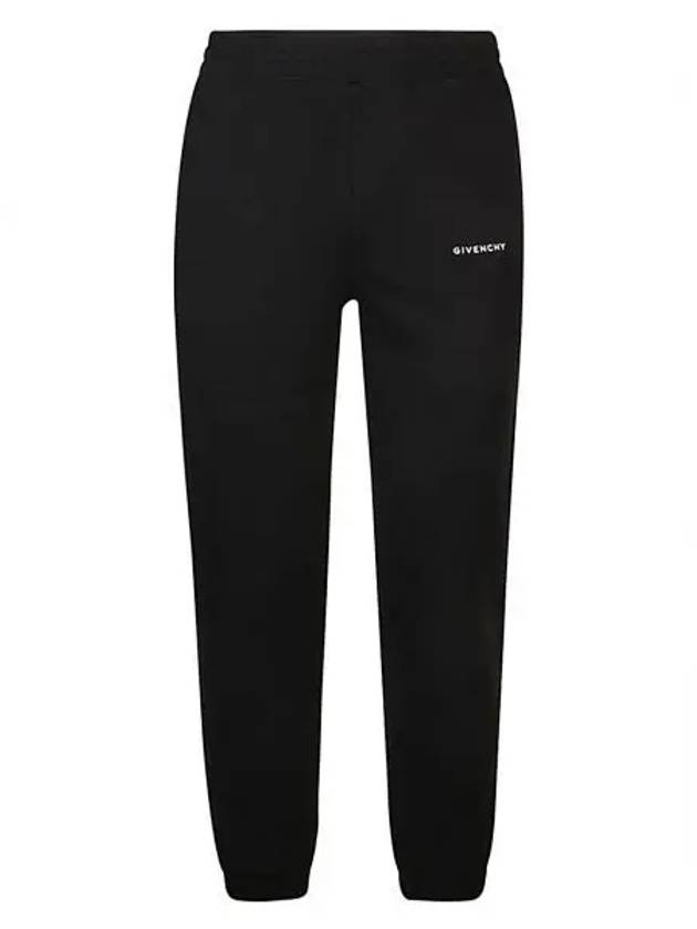 Logo Printed Cotton JoGGer Pants Black - GIVENCHY - BALAAN 2