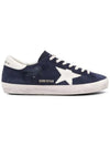 Superstar Suede Low Top Sneakers Navy - GOLDEN GOOSE - BALAAN 2