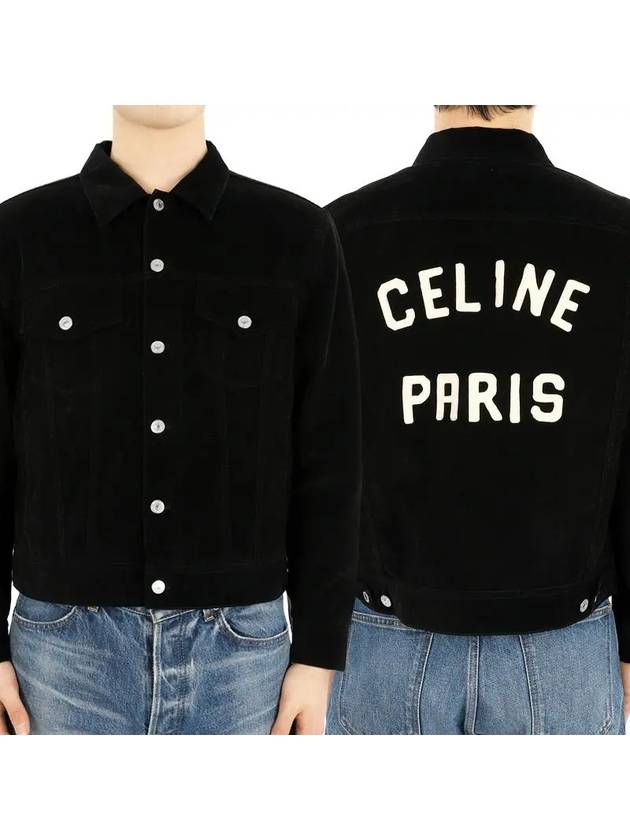 Trucker Jacket In Corduroy La Wash - CELINE - BALAAN 3