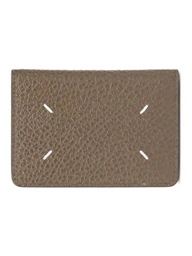 Bovine Leather Card Wallet Brown - MAISON MARGIELA - BALAAN 2