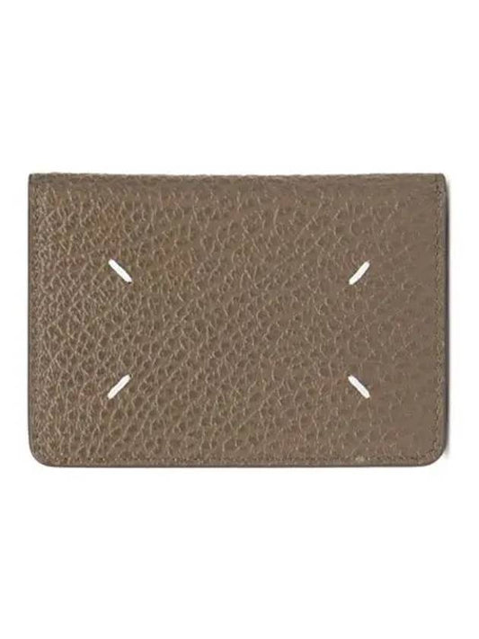 Bovine Leather Card Wallet Brown - MAISON MARGIELA - BALAAN 2