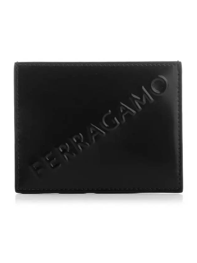 3D Signature Card Wallet Black - SALVATORE FERRAGAMO - BALAAN 2