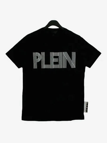 Men's Short Sleeve T-Shirt Black MTK3192 PJY002N 0201 A 2 - PHILIPP PLEIN - BALAAN 1