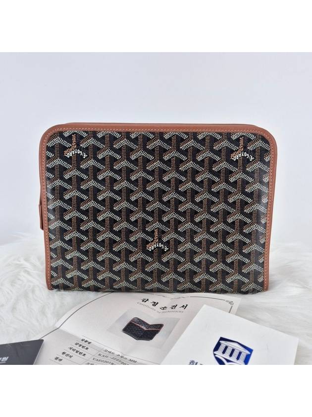 Juvence Clutch Bag Black Ten MM - GOYARD - BALAAN 4