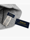 Polo Bear Cable Knit Wool Beanie Grey - POLO RALPH LAUREN - BALAAN 5