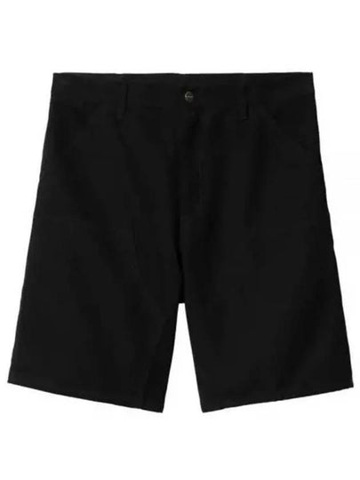 Double Knee Shorts Black - CARHARTT WIP - BALAAN 2