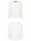 Metropolis Diagonal Fleece Utility Pocket Sweatshirt White - CP COMPANY - BALAAN 5