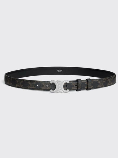 Triomphe Canvas Belt Black - CELINE - BALAAN 2