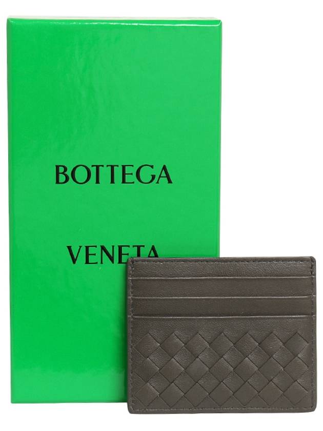 Intrecciato Lambskin Card Wallet Grey - BOTTEGA VENETA - BALAAN 6