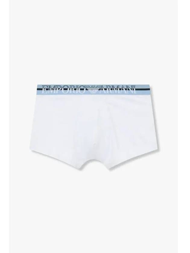 UNDERWEAR Men s Color Scheme Logo Banding Drawn White - EMPORIO ARMANI - BALAAN 1