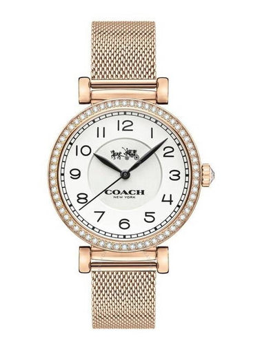 Coach Madison Quartz Crystal White Dial Ladies Watch 14503398 - COACH - BALAAN 1