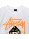 DSM World Tour Fluro TShirt White 3903649 - STUSSY - BALAAN 3