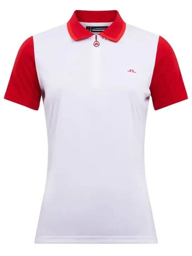 Women's Antonia Golf PK Shirt White - J.LINDEBERG - BALAAN 2