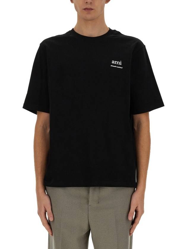 Alexandre Mattiussi Short Sleeve T-Shirt Black - AMI - BALAAN 10