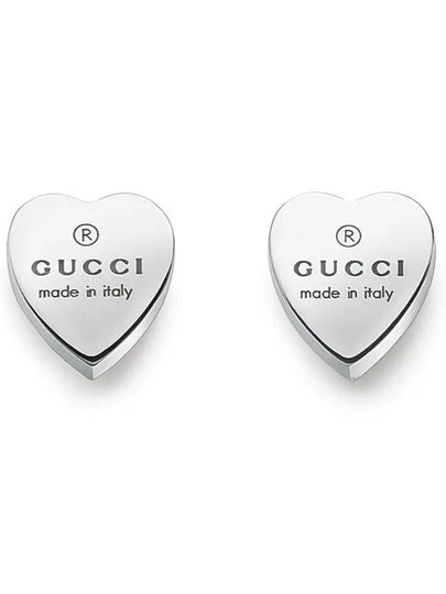 Trademark Heart Earrings YBD223990001 Silver - GUCCI - BALAAN 2