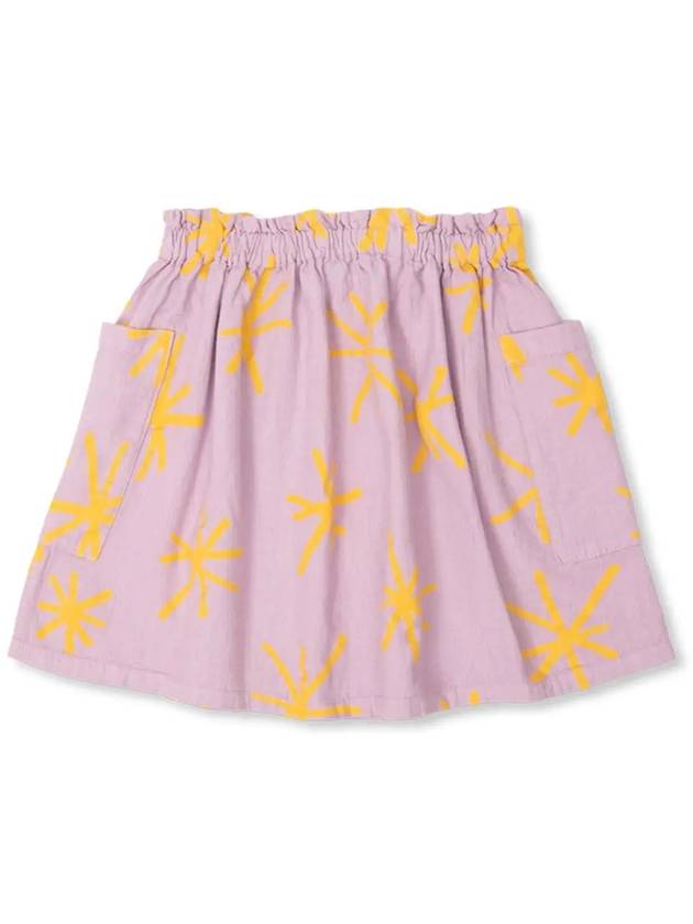 Kids Logo Embroidered Sparkle Skirt Purple 223AC092 530 - BOBO CHOSES - BALAAN 3