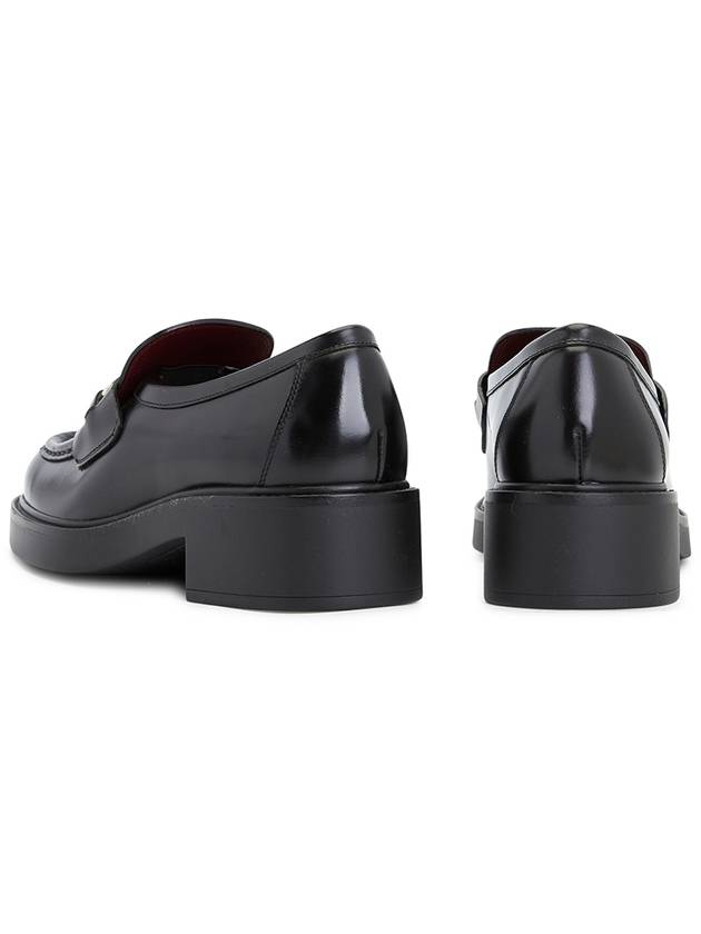 Horsebit Leather Loafer Black - GUCCI - BALAAN 7