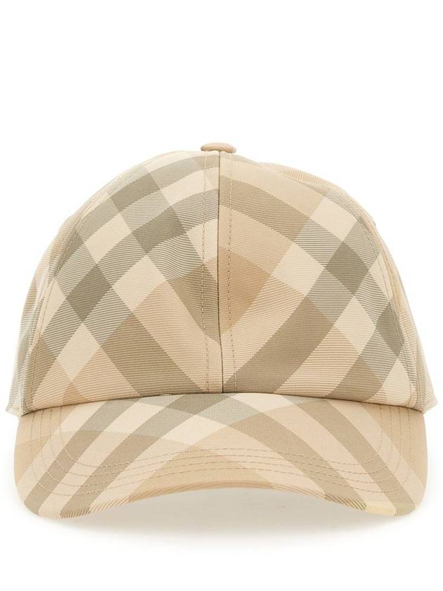 Check Ball Cap Beige - BURBERRY - BALAAN 2