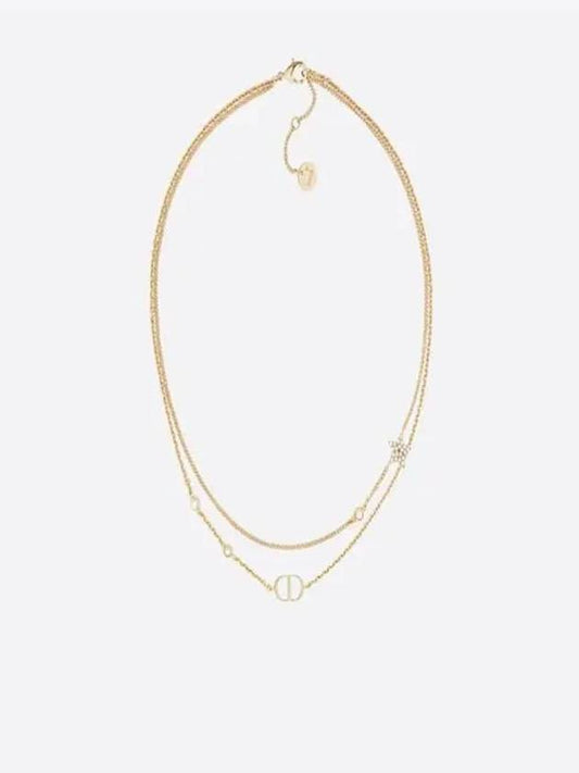 Petit CD Double Necklace Gold - DIOR - BALAAN 2