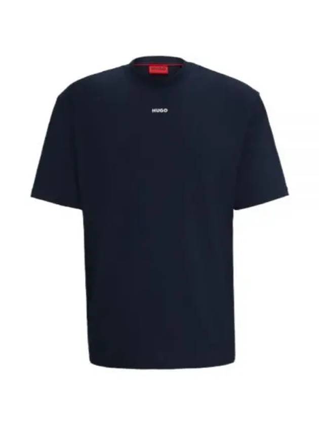 Logo Short Sleeve T-Shirt Navy - HUGO BOSS - BALAAN 2