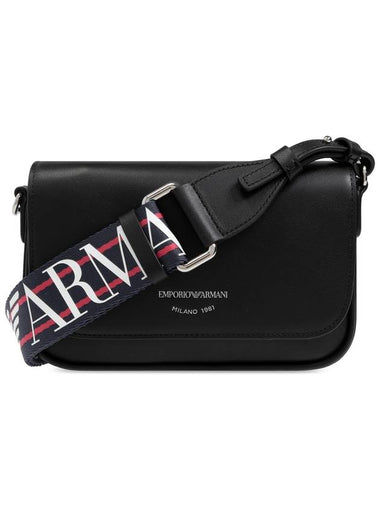 Emporio Armani Shoulder Bag With Logo, Women's, Black - EMPORIO ARMANI - BALAAN 1