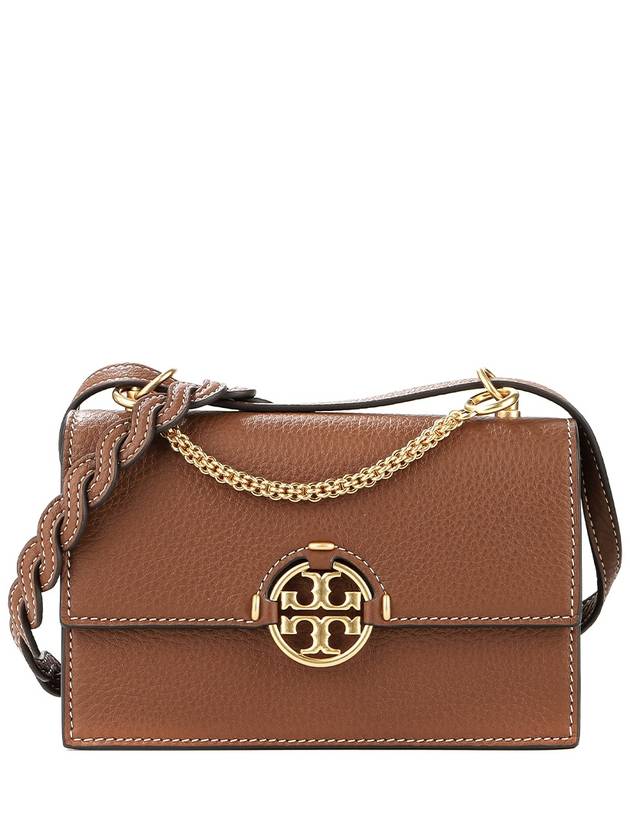 Miller Chain Tote Mini Bag Brown - TORY BURCH - BALAAN 2