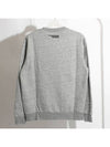 Graphic Print Crew Neck Sweatshirt Grey Melange - ACNE STUDIOS - BALAAN 3