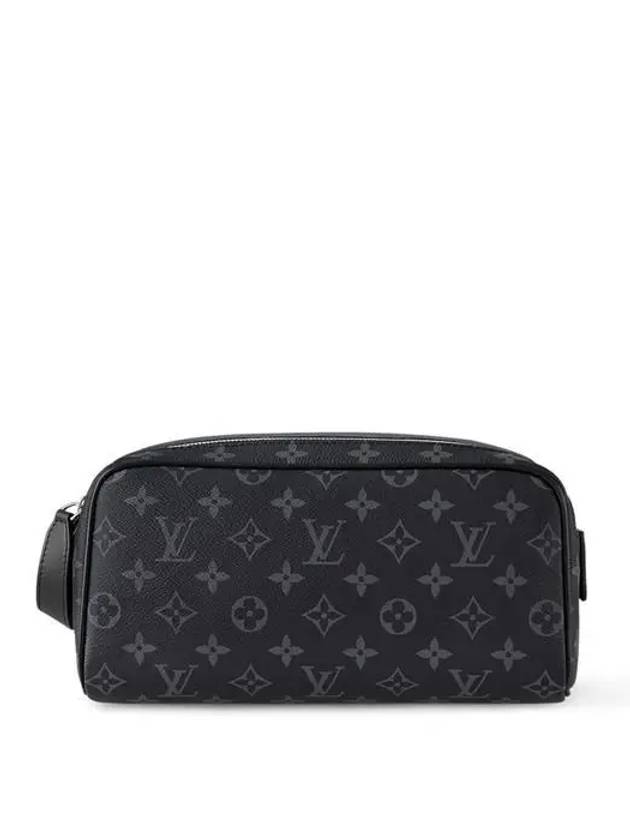 Dopp Kit Monogram Eclipse Pouch Bag Black - LOUIS VUITTON - BALAAN 7