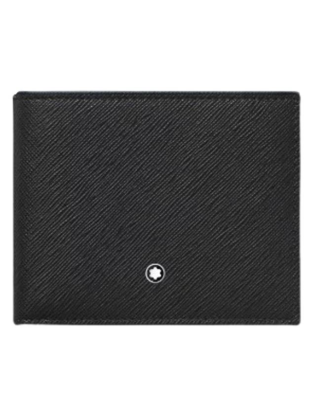 Sartorial 6CC Leather Half Wallet Black - MONTBLANC - BALAAN 2